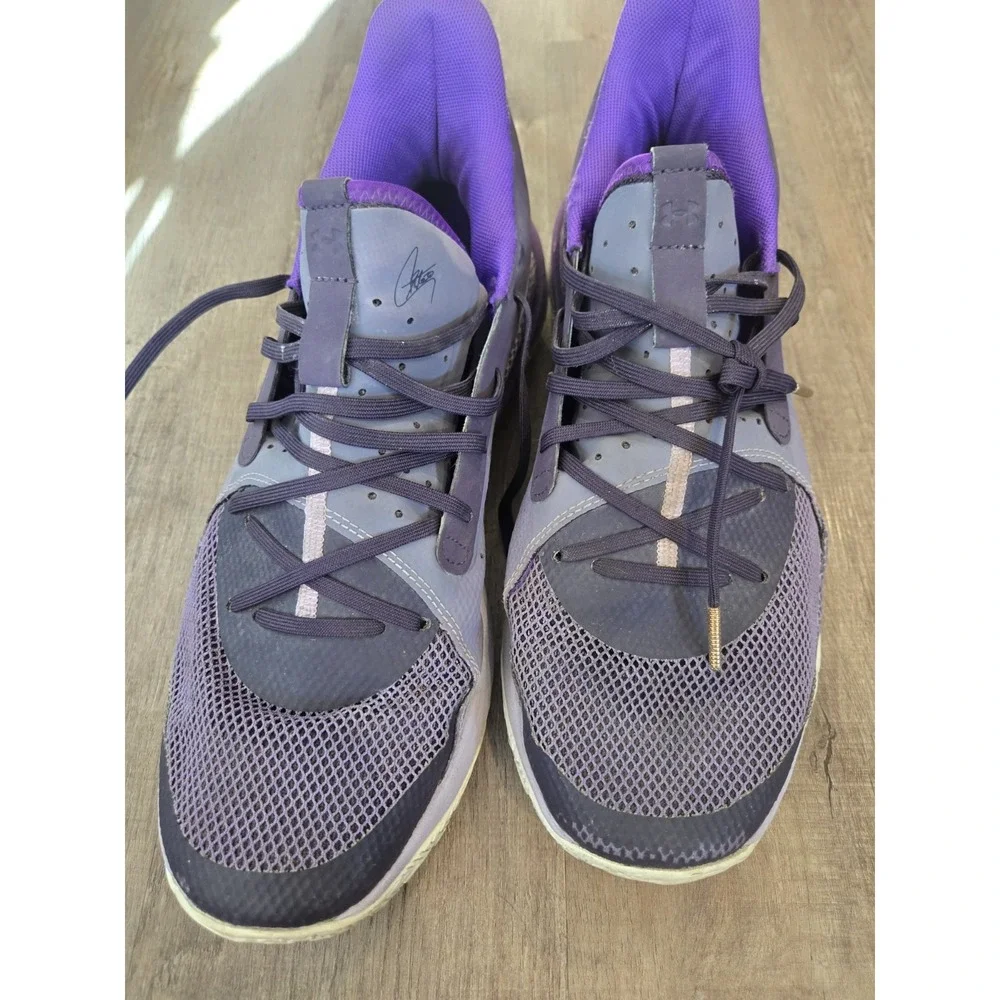 Under Armour Curry 7 IWD‎ Purple Basketball Shoes 3023595-500 Size Men 12 W 13.5